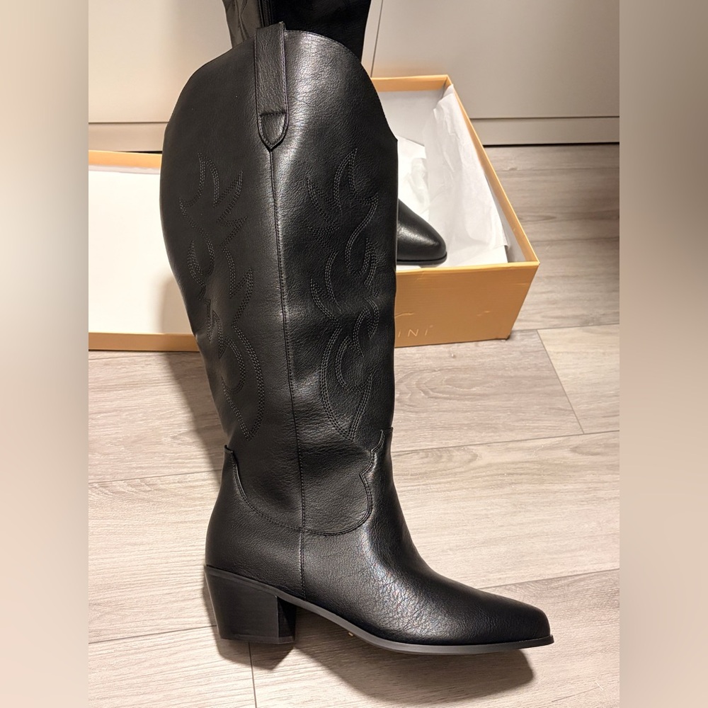 Free People Black Heeled Boots
